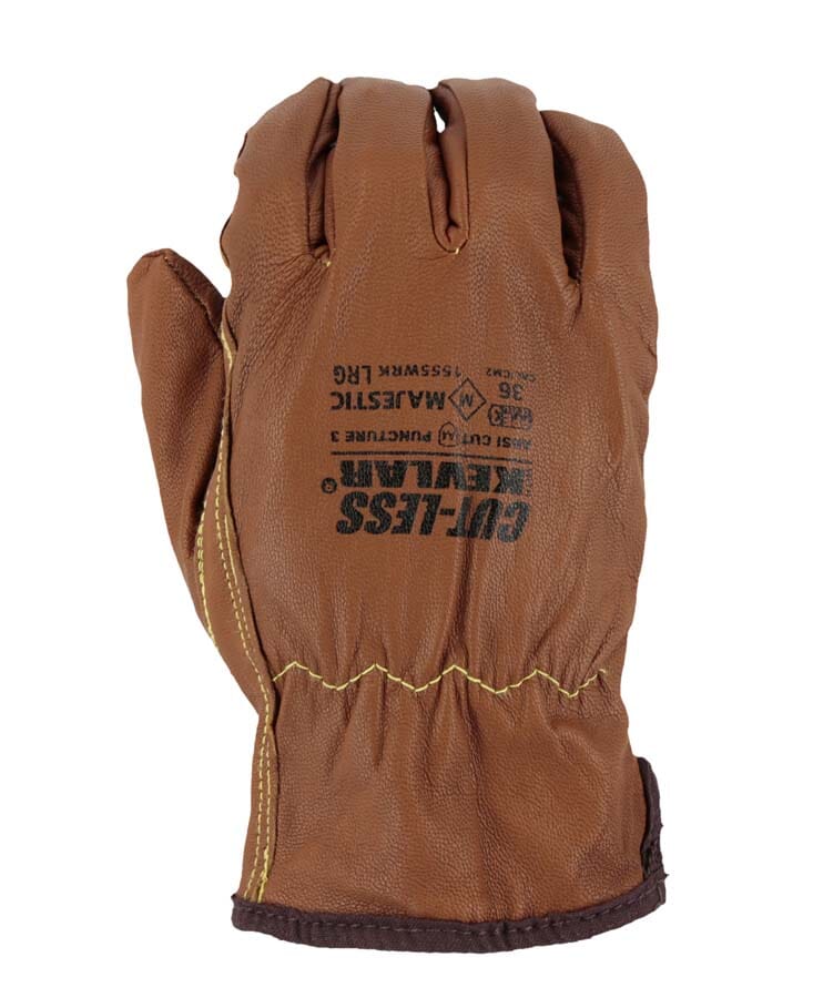 Cut-Less Goatskin with Kevlar, Arc, Oil & Water-Resistant Drivers